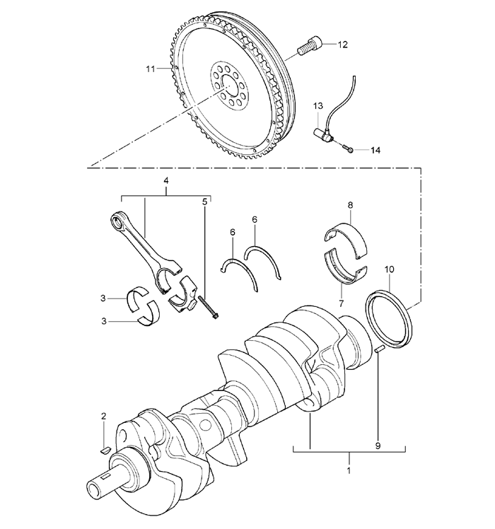 M48.00/50 Crankshaft Connecting Rod